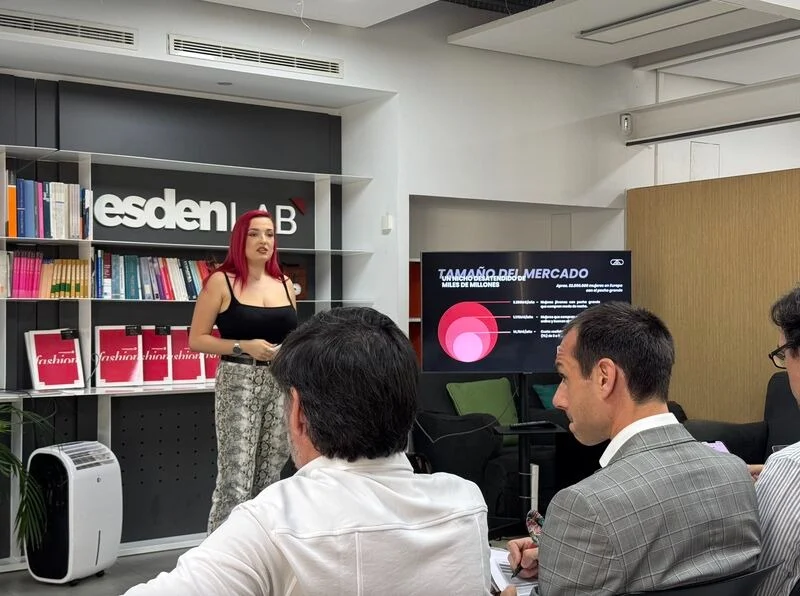 Demo Day: Andrea Gómez presentando su proyecto DREA.