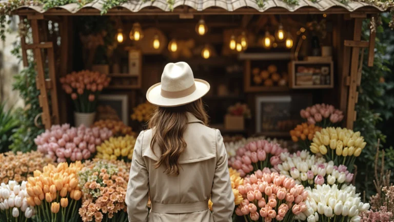 Mercado de flores de Vogue