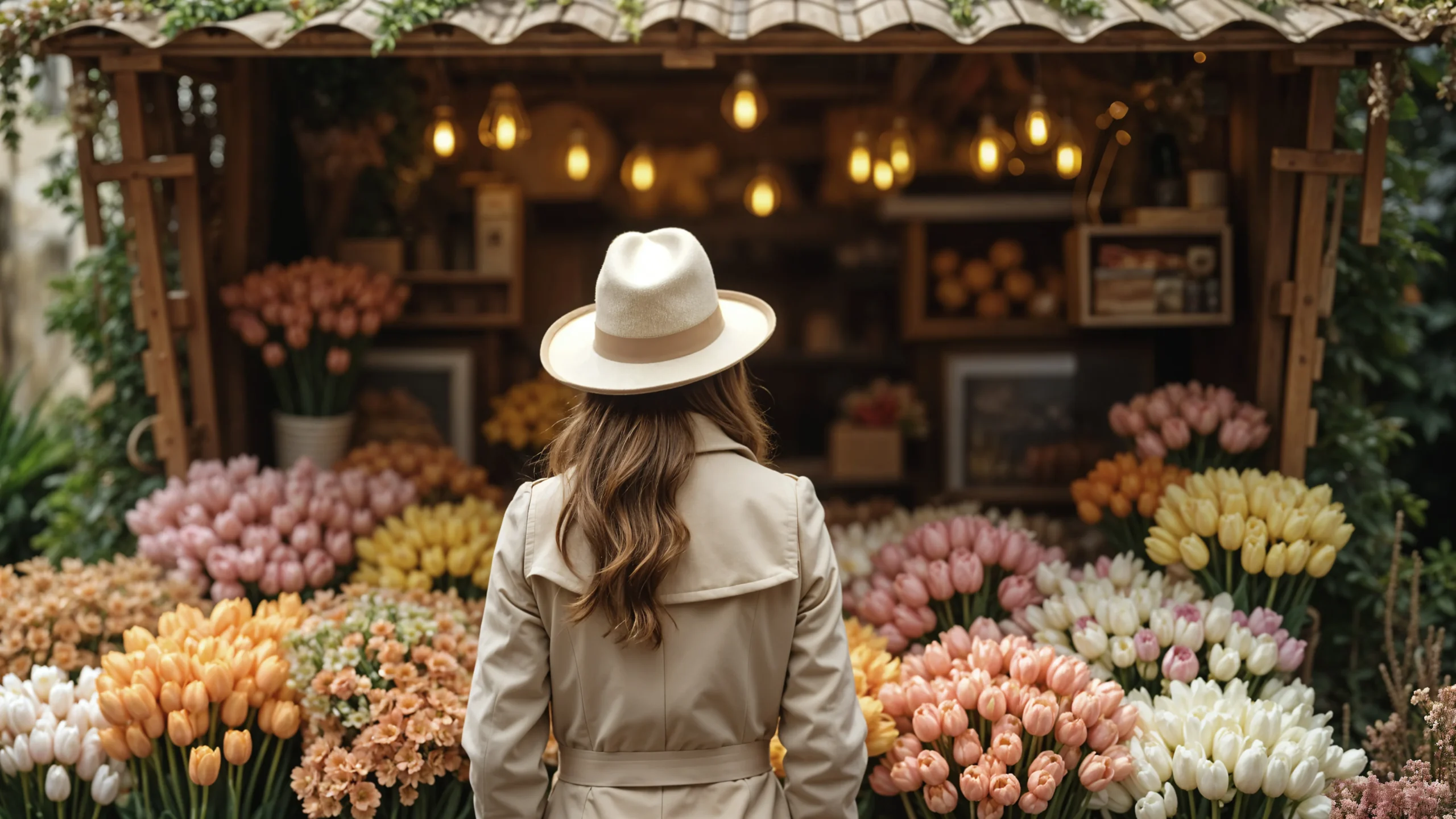 Mercado de flores de Vogue
