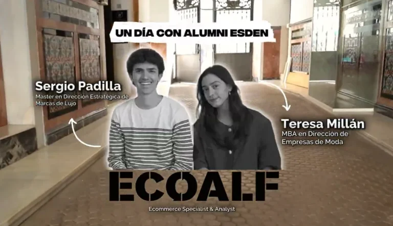 Teresa y Sergio, alumni de esden