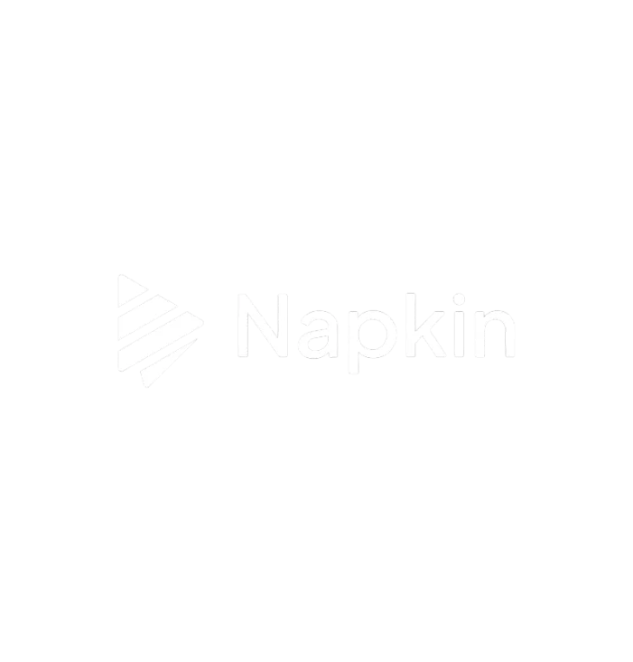 Napkin Logo White Carrusel